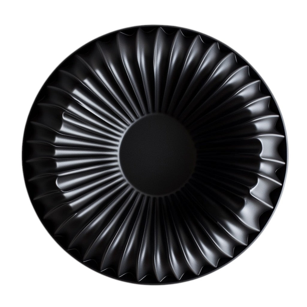 Padva Bundt Cake Pan - Industrial Grade Carbon Steel - Professional Grade Non-Stick - Heavy Duty Structural Fluting - Matte Black